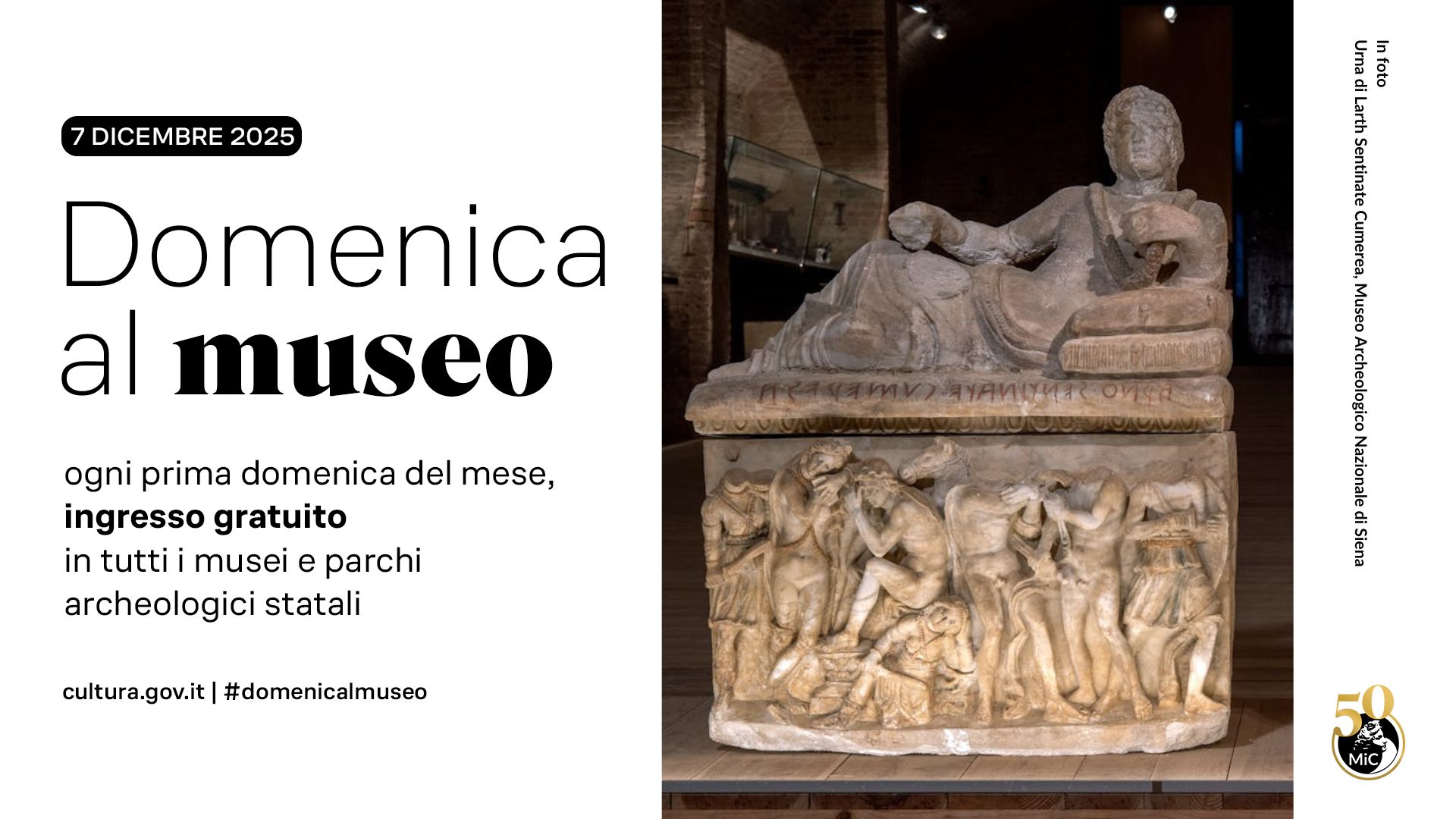 7 dicembre 2025, Museo Archeologico Nazionale di Siena: Domenica al Museo